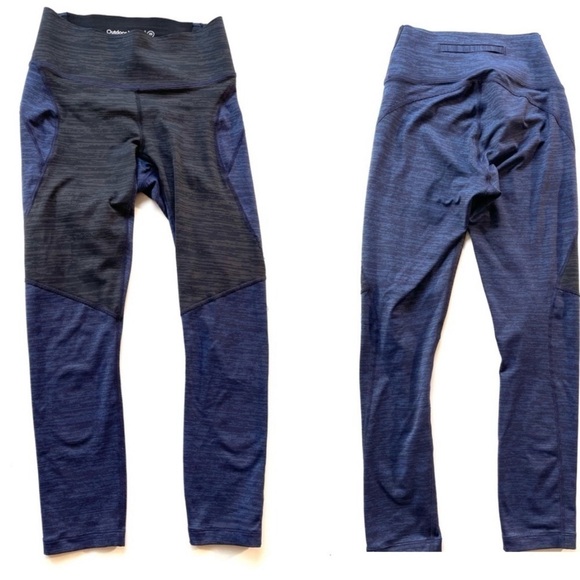 2 pair blue black outdoor voices leggings size xs - Picture 5 of 16